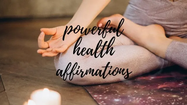 Health Affirmations In Hindi