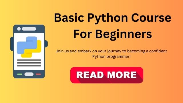 Basic Python Course For Beginners